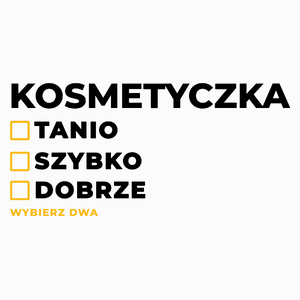 szybko tanio dobrze kosmetyczka - Poduszka Biała