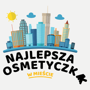 Najlepsza Kosmetyczka W Mieście - Damska Koszulka Biała