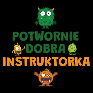 Potwornie Dobra Instruktorka - Torba Na Zakupy Czarna