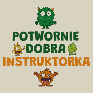 Potwornie Dobra Instruktorka - Torba Na Zakupy Natural