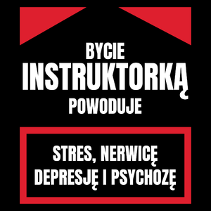 Bycie Instruktorką - Torba Na Zakupy Czarna