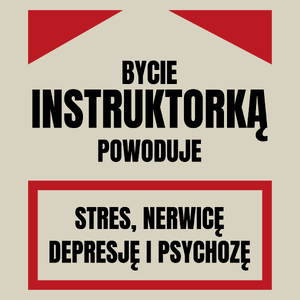 Bycie Instruktorką - Torba Na Zakupy Natural