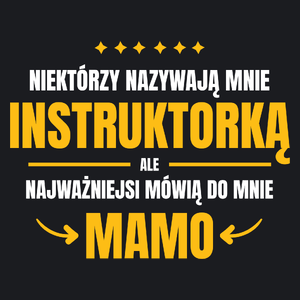 Mama Instruktorka - Damska Koszulka Czarna