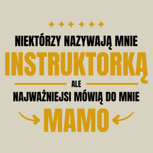 Mama Instruktorka - Torba Na Zakupy Natural