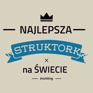 Najlepsza instruktorka na świecie - Torba Na Zakupy Natural