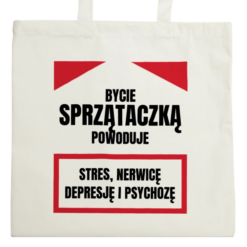 Bycie Sprzątaczką - Torba Na Zakupy Natural