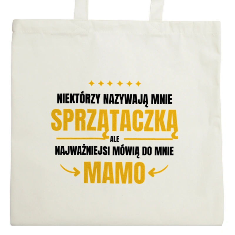 Mama Sprzątaczka - Torba Na Zakupy Natural