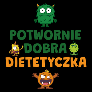 Potwornie Dobra Dietetyczka - Torba Na Zakupy Czarna