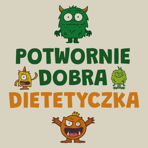 Potwornie Dobra Dietetyczka - Torba Na Zakupy Natural