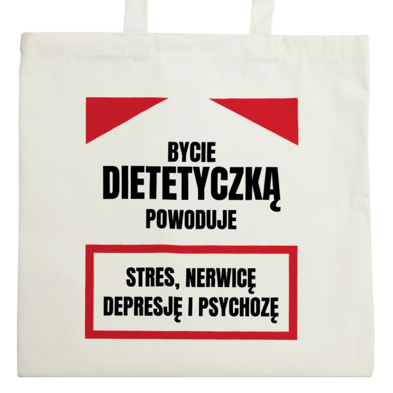 Bycie Dietetyczką - Torba Na Zakupy Natural