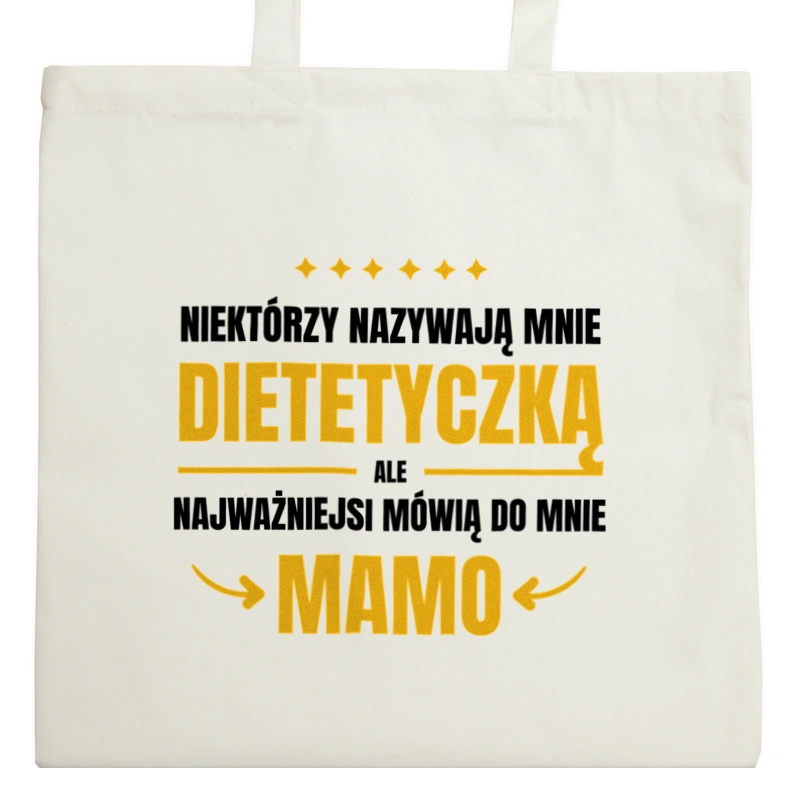 Mama Dietetyczka - Torba Na Zakupy Natural