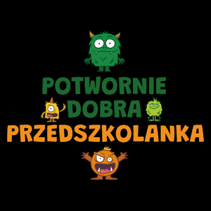 Potwornie Dobra Przedszkolanka - Torba Na Zakupy Czarna