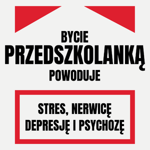 Bycie Przedszkolanką - Damska Koszulka Biała