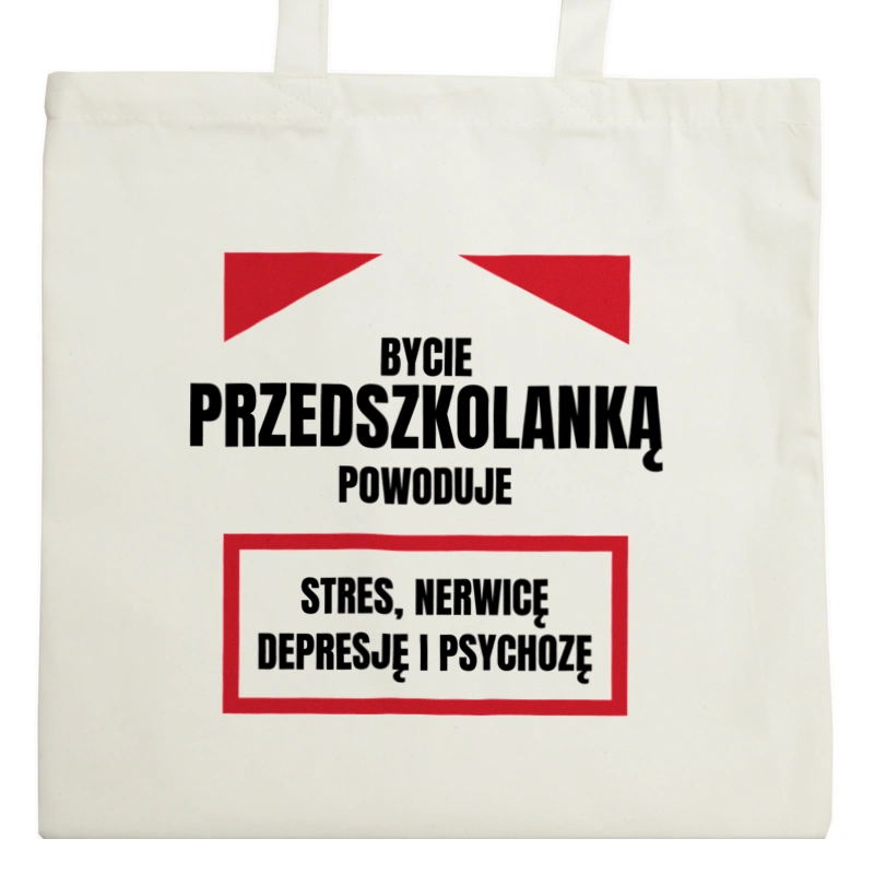 Bycie Przedszkolanką - Torba Na Zakupy Natural