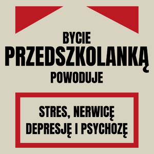 Bycie Przedszkolanką - Torba Na Zakupy Natural