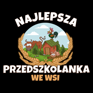 Najlepsza przedszkolanka we wsi - Torba Na Zakupy Czarna