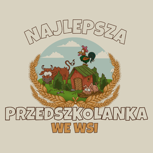 Najlepsza przedszkolanka we wsi - Torba Na Zakupy Natural