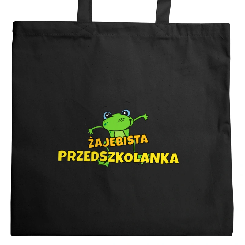 Żajebista przedszkolanka - Torba Na Zakupy Czarna