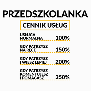 Przedszkolanka - Cennik Usług - Poduszka Biała