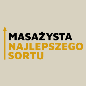 Masażysta Najlepszego Sortu - Torba Na Zakupy Natural