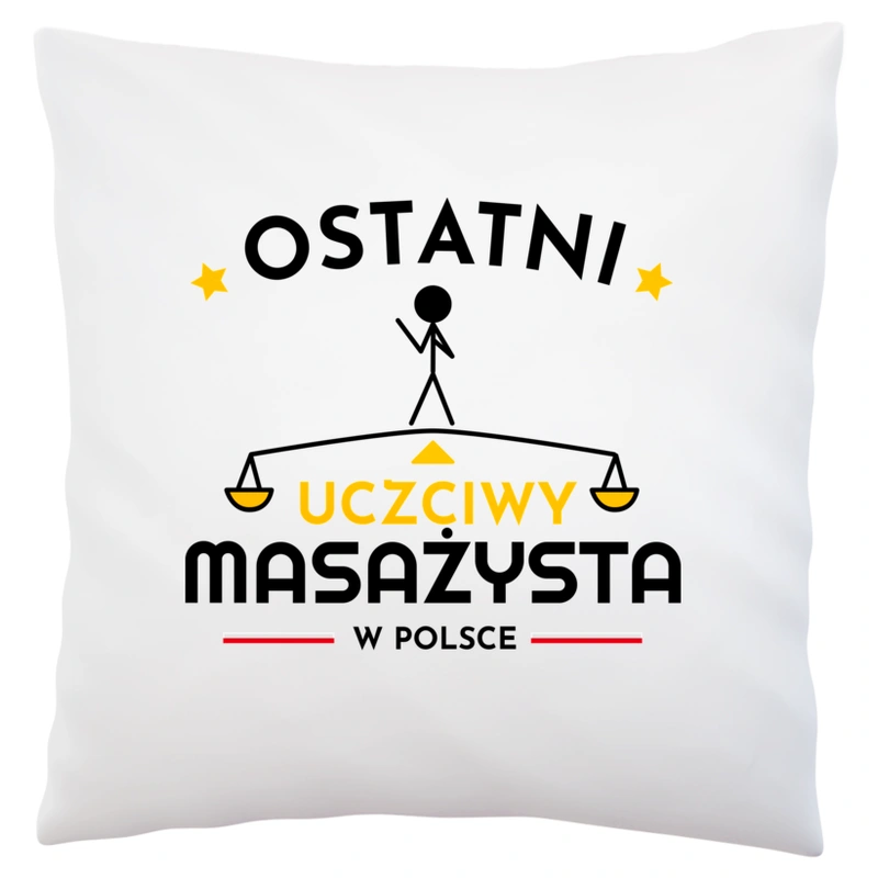 Ostatni uczciwy masażysta w polsce - Poduszka Biała