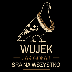 Wujek Jak Gołąb - Torba Na Zakupy Czarna