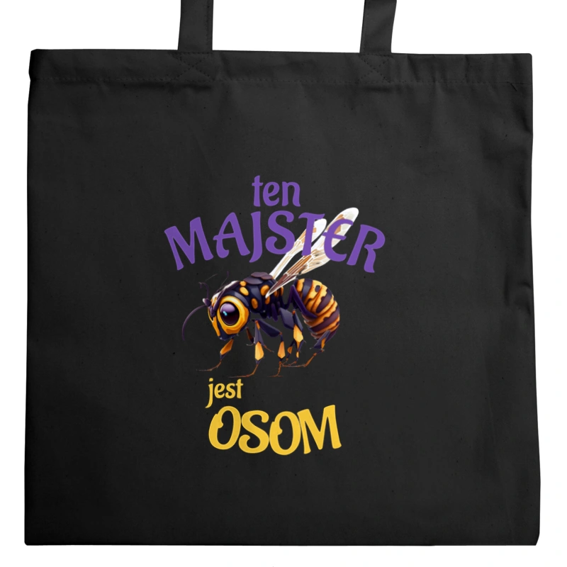 Ten Majster Jest Osom Awesome - Torba Na Zakupy Czarna