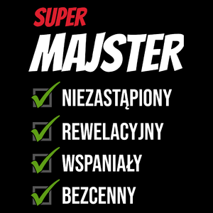 Super Majster Niezastąpiony - Torba Na Zakupy Czarna