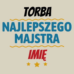 Kubek Najlepszego Majstra Imię Personalizacja - Torba Na Zakupy Natural