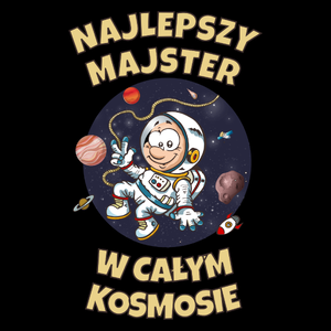 Najlepszy Majster W Całym Kosmosie - Torba Na Zakupy Czarna