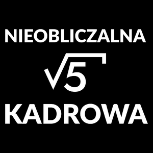 Nieobliczalna Kadrowa - Torba Na Zakupy Czarna