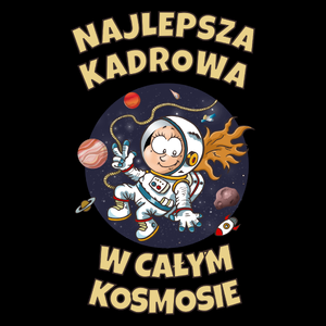 Najlepsza kadrowa w całym kosmosie - Torba Na Zakupy Czarna