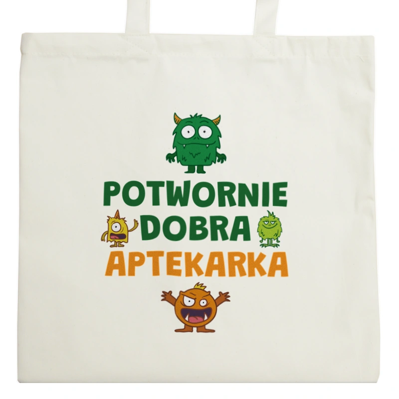 Potwornie Dobra Aptekarka - Torba Na Zakupy Natural