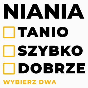 szybko tanio dobrze niania - Poduszka Biała