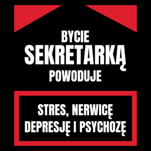 Bycie Sekretarką - Torba Na Zakupy Czarna