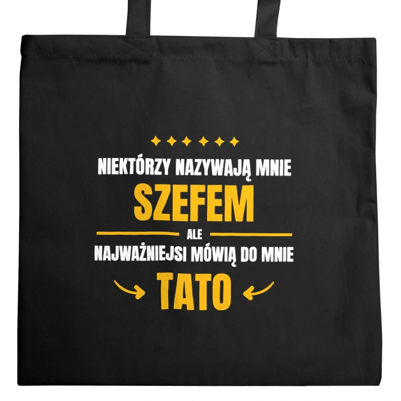 Tata Szef - Torba Na Zakupy Czarna