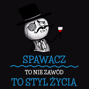 Spawacz To Nie Zawód, To Styl Życia - Męska Bluza z kapturem Czarna