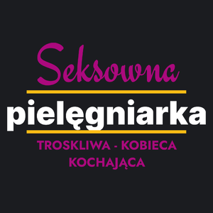 Seksowna Pielęgniarka - Damska Koszulka Czarna