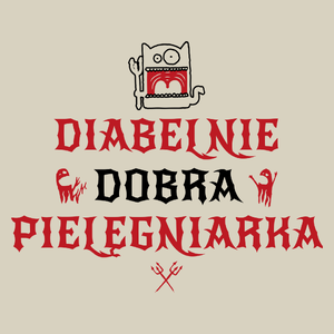 Diabelnie Dobra Pielęgniarka - Torba Na Zakupy Natural