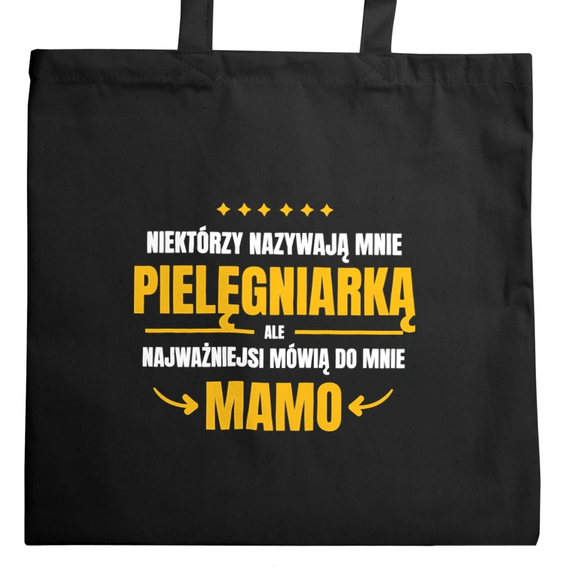 Mama Pielęgniarka - Torba Na Zakupy Czarna