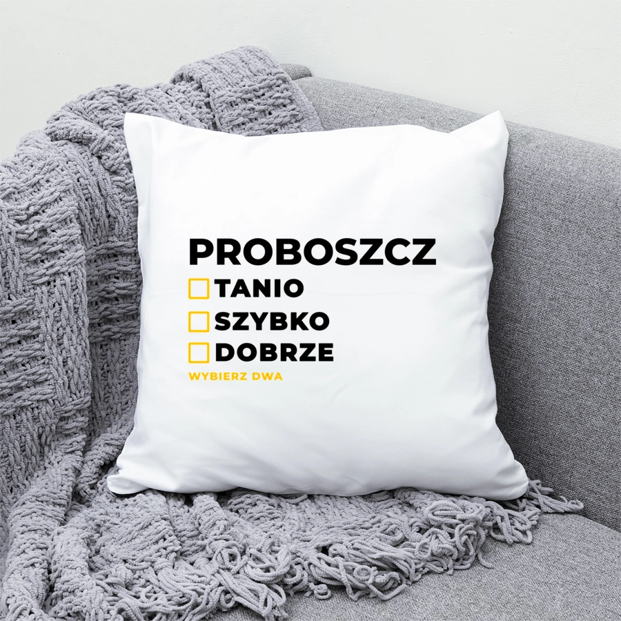 Szybko Tanio Dobrze Proboszcz - Poduszka Biała