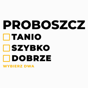 Szybko Tanio Dobrze Proboszcz - Poduszka Biała