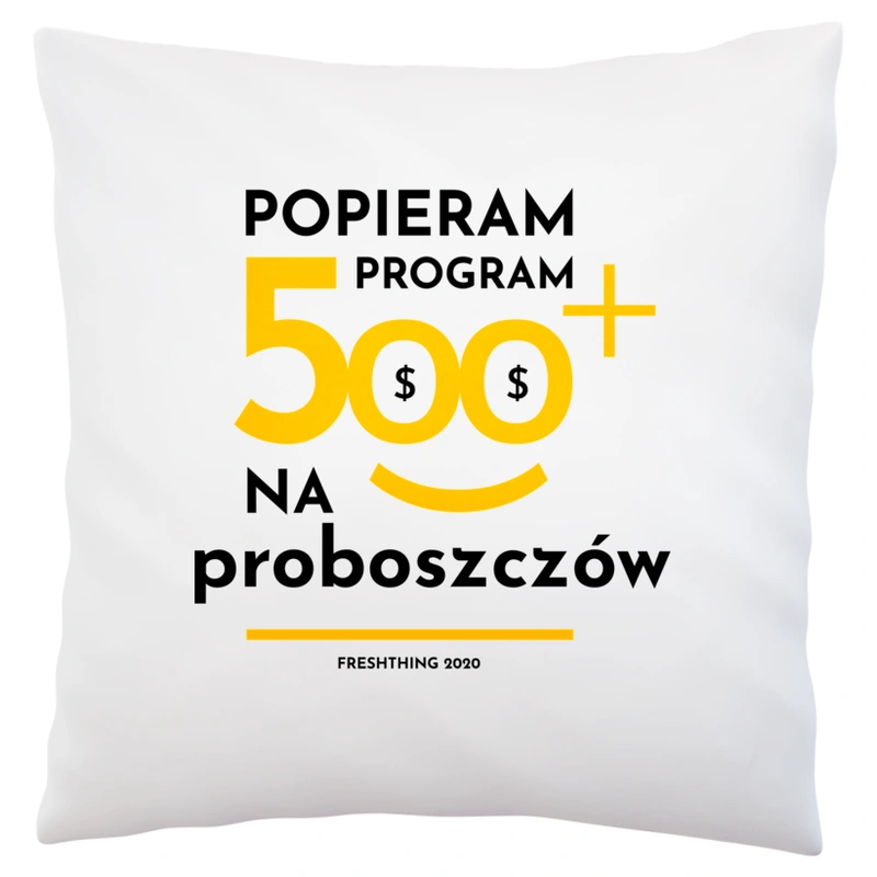 Program 500 Plus Na Proboszczów - Poduszka Biała