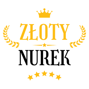 Złoty Nurek - Kubek Biały