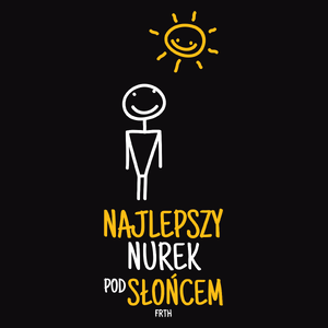 Najlepszy Nurek Pod Słońcem - Męska Koszulka Czarna