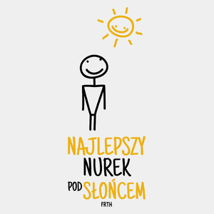 Najlepszy Nurek Pod Słońcem - Męska Koszulka Biała