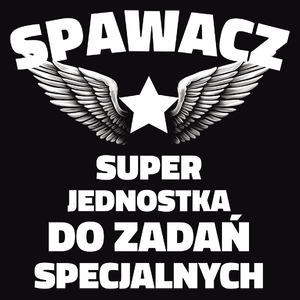 Spawacz Jednostka Od Zadań Specjalnych - Męska Bluza z kapturem Czarna