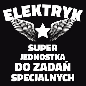 Elektryk Jednostka Od Zadań Specjalnych - Męska Bluza z kapturem Czarna