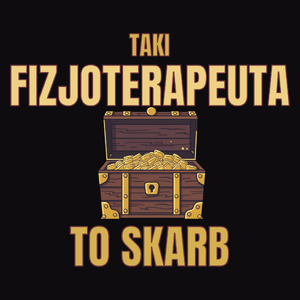 Taki Fizjoterapeuta To Skarb - Męska Bluza z kapturem Czarna