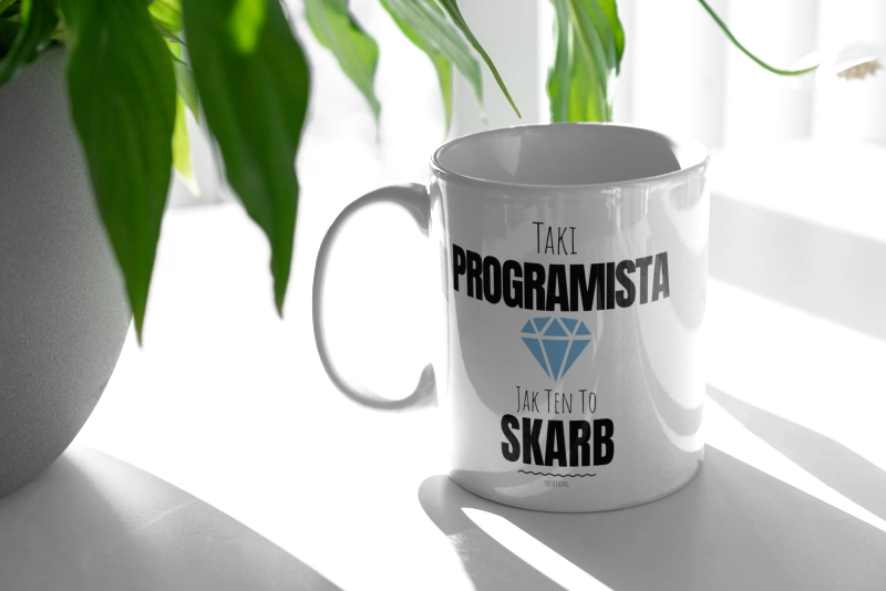 Taki Programista Jak Ten To Skarb - Kubek Biały